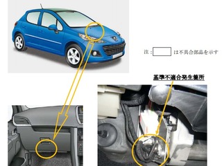 【リコール】プジョー 207 など3車種、制動灯が点灯しなくなる 画像