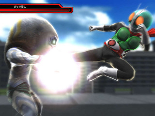 ガンダム、ウルトラマン…ヒーロー総出のPSゲームに、仮面ライダー1号も参戦 画像