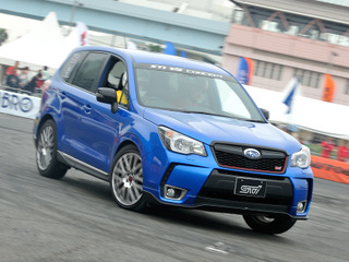 フォレスター STI 発表直前…お台場を走った!その走りと詳細をチェック 画像