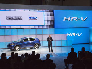 【ロサンゼルスモーターショー14】ホンダ ヴェゼル、HR-V の名前で北米デビュー…新セグメント創出 画像