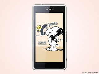 SIMフリーモデル「Xperia J1 Compact」に限定スヌーピー仕様 画像