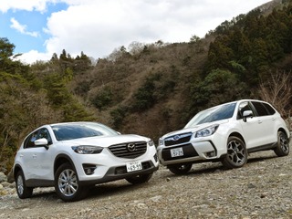 【国産SUV 比較試乗】CX-5、ハリアー、フォレスター、三“車”三様きわだつ個性…森野恭行 画像
