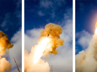 日米共同開発中の SM-3ブロックIIA 迎撃ミサイル、発射実験が成功 画像