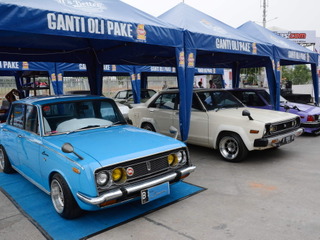 【ジャカルタモーターショー15】屋外展示スペースになつかしの日本車 画像