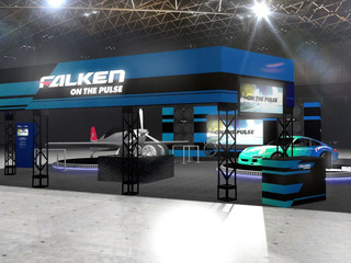 【東京オートサロン16】ファルケン、エアロバイクを使用した体感型アトラクションなどを出展 画像