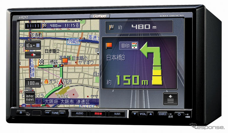 最新カーナビ徹底ガイド07夏 ホンダ ギャザズvxh 0cvi 楽ナビとは別物 開発者 2枚目の写真 画像 レスポンス Response Jp