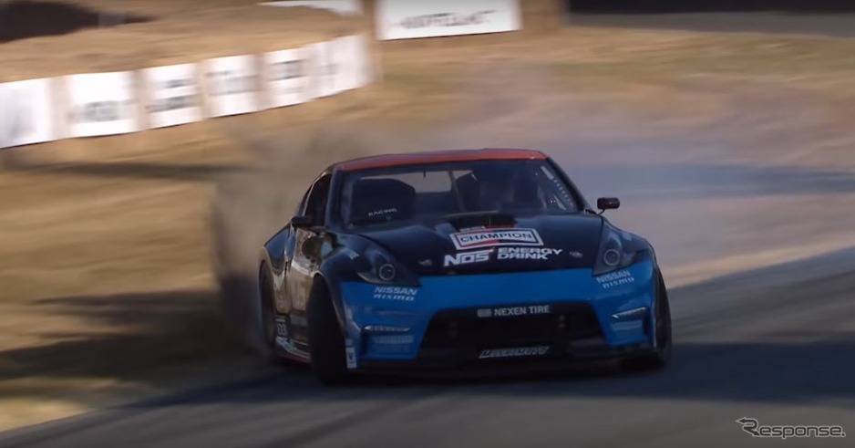日産 フェアレディZ の1000hp超仕様がドリフトしながらヒルクライム（グッドウッド2018）