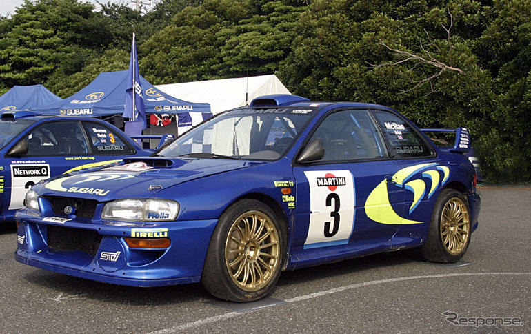 スバルwrc歴代 写真蔵 1998インプレッサ555 Wrc98 サンレモ ラリー車 1枚目の写真 画像 レスポンス Response Jp