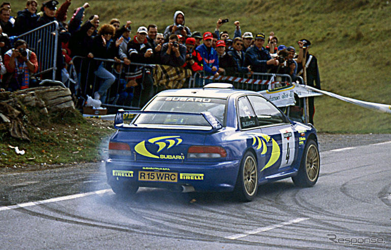 スバルwrc歴代 写真蔵1998インプレッサ555 Wrc98 サンレモ