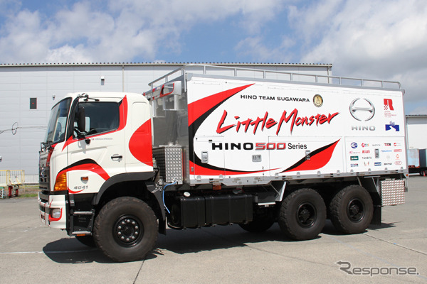 ダカール14 日野チームスガワラ Hino700シリーズzs ベースのサポートトラック採用 7枚目の写真 画像 レスポンス Response Jp