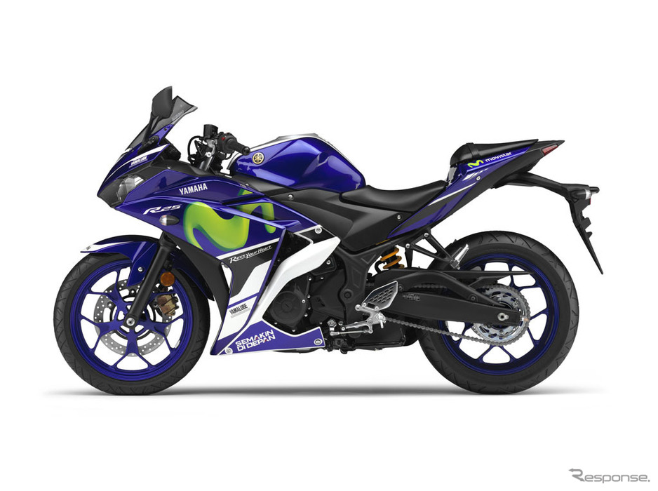 ヤマハ Yzf R25 Motogpカラーの限定モデルを発売 4枚目の写真 画像 レスポンス Response Jp