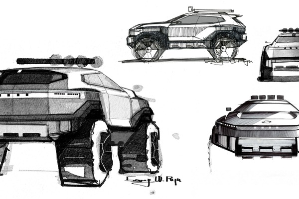 ヒョンデ、 極限のオフロードSUV『CRATER』予告…ロサンゼルスモーターショー2025でデビューへ