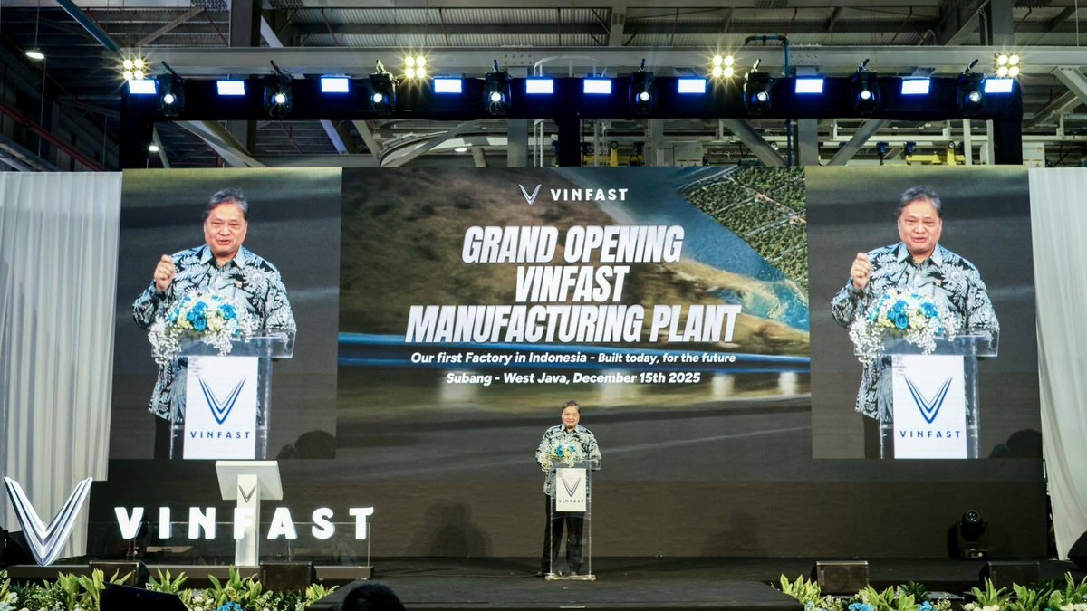 ビンファストがインドネシア・西ジャワ州スバンに電気自動車工場を開所