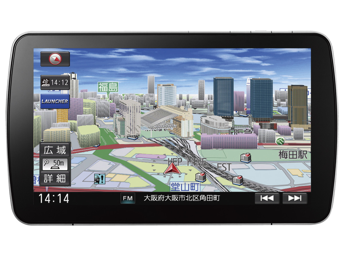 パナソニック 140車種に対応する9v型大画面カーナビ ストラーダ Cn F1d 発表 レスポンス Response Jp