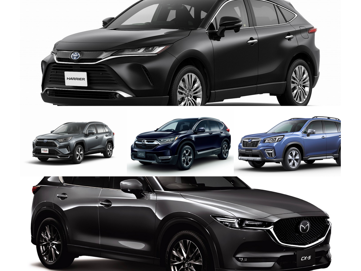 ミドルサイズsuv まとめ ハリアーなど注目5車種を比べる 価格や最新情報 試乗記 レスポンス Response Jp