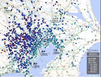 1月22日21時～23日10時の積雪深報告　アメダスの数値は22～23日の最深積雪を示す