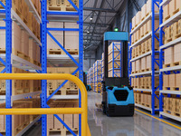 AGF（Automated Guided Forklift）イメージ