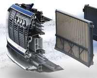 アウディが開発した車両周囲の粒子状物質を除去するEV用微粒子フィルター「アウディ・アーバン・ピュリファイアー」