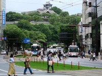 熊本城付近