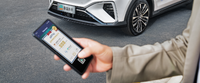 スマホアプリから車両の呼び出しのほか、乗車時に聞きたい音楽、室温などを事前に設定できる