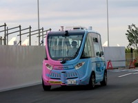羽田イノベーションシティの自動運転バス