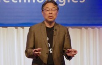 「GPP（Geo-Prediction Platform）」について説明するジオテクノロジーズの代表取締役社長（CEO）の杉原博茂氏
