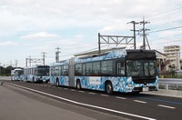 JR西日本とソフトバンクは「自動運転・隊列走行BRTの実証実験を2021年10月より共同で進めてきた