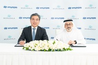 韓国ヒョンデモーターと、アブダビを拠点とする政府系投資会社ムバダラ投資会社が協力