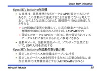 自動車の未来を支える API 策定プロジェクト「Open SDV Initiative」設立オンライン記者会見資料