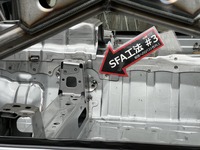 トヨタがアーク溶接新技術SFA（Sequence Freezing Arc-welding）で製作したロールケージ