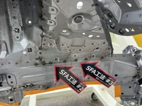 トヨタがアーク溶接新技術SFA（Sequence Freezing Arc-welding）で製作したロールケージ