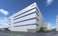 三菱電機が福岡県に建設するパワー半導体モジュール新工場の完成予想イメージ