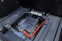 日産 マーチ試作車に搭載されたジヤトコの超小型eアクスル（コンセプトモデル）