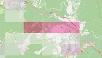 2024年2月5日 神奈川県箱根地域での車両滞留を再現したイメージ。赤色の濃い箇所ほど滞留のリスクが高い