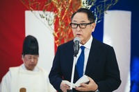 トヨタ・ウーブン・シティ第一期竣工式、豊田会長