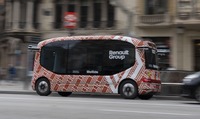 ルノーグループが自動運転ミニバスの実証実験を欧州で初めて公道で実施