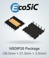 ロームのSiCモールドタイプモジュール「HSDIP20」（参考）
