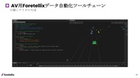 AV用Foretellix データ自動化ツールチェーン