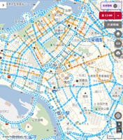 渋滞統計の表示