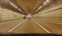 高速道路(トンネル)の走行データ