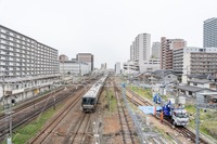 ZIZAI（多機能鉄道重機）：草津訓練線での実用試験の様子