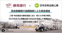 eve autonomyが静岡銀行および日本政策金融公庫から総額15億円の融資枠に合意