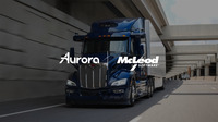 自動運転トラック技術企業のオーロラと輸送管理ソリューションを手がけるマクラウドソフトウェアが戦略的提携