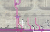 空港制限区域内高精度３次元地図データのイメージ