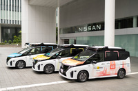 日産セレナがベースの自動運転車