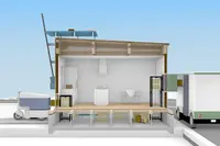 自動収納システム「ENNOSHITA（エンノシタ）」を実装した住宅