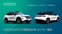 現行のプロパイロット2.0は、カメラ7基、レーダー5基、ソナー12基、GNSS（衛星測位）、高精度3D地図の組みあわせだった。次世代プロパイロットはカメラは11基に増え、さらにLiDARが増設されたがソナーは無く、地図も高精度ではなく一般的なものとなっている。