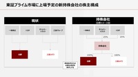 新持株会社の株主構成