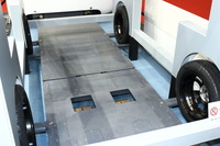 三菱重工機械システムの車両搬送ロボット（ジャパンモビリティショー2025）