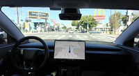 FSDでLA市内を走行中